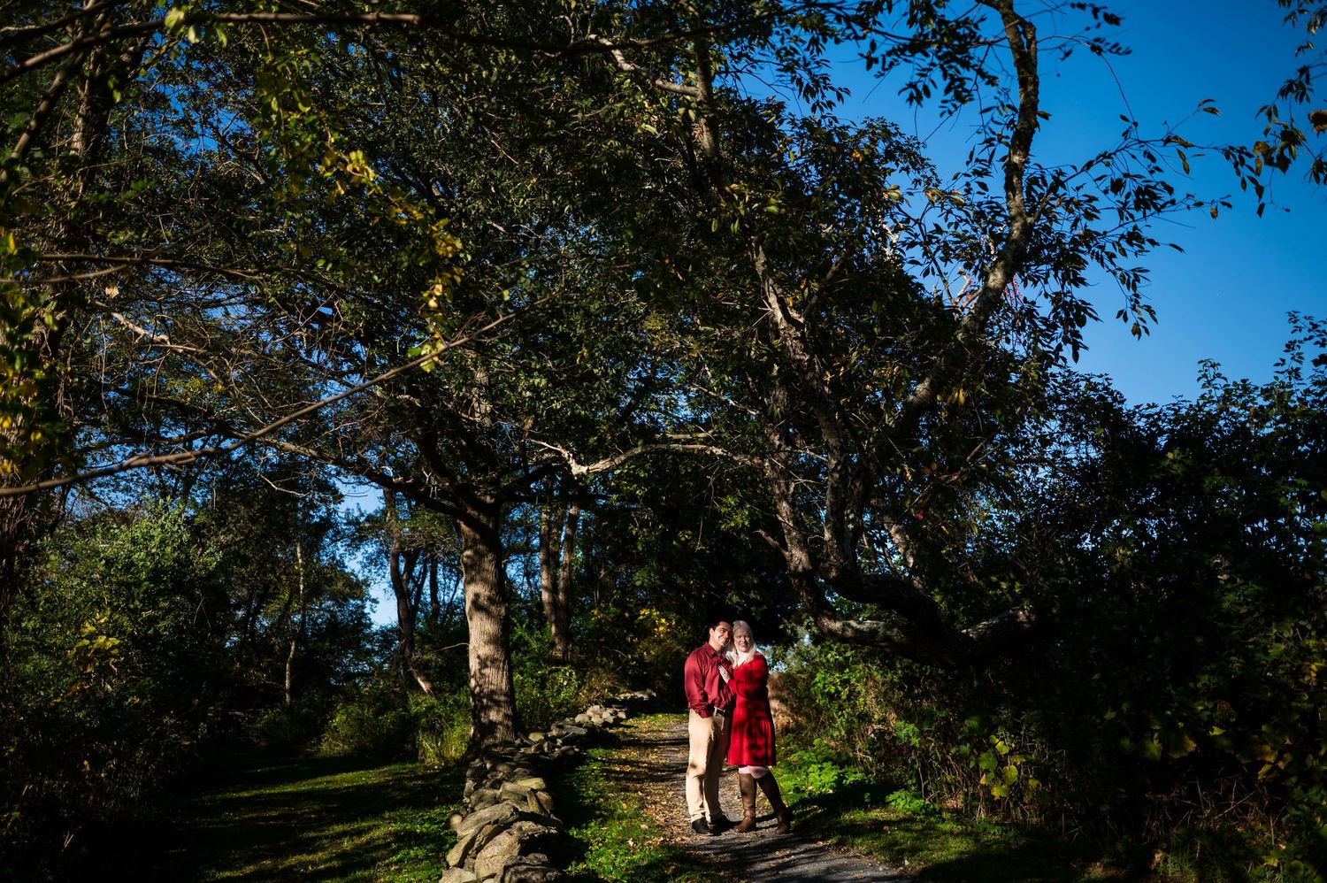 Norman Bird Sanctuary engagement photography. Rhode Island documentary wedding photographer
