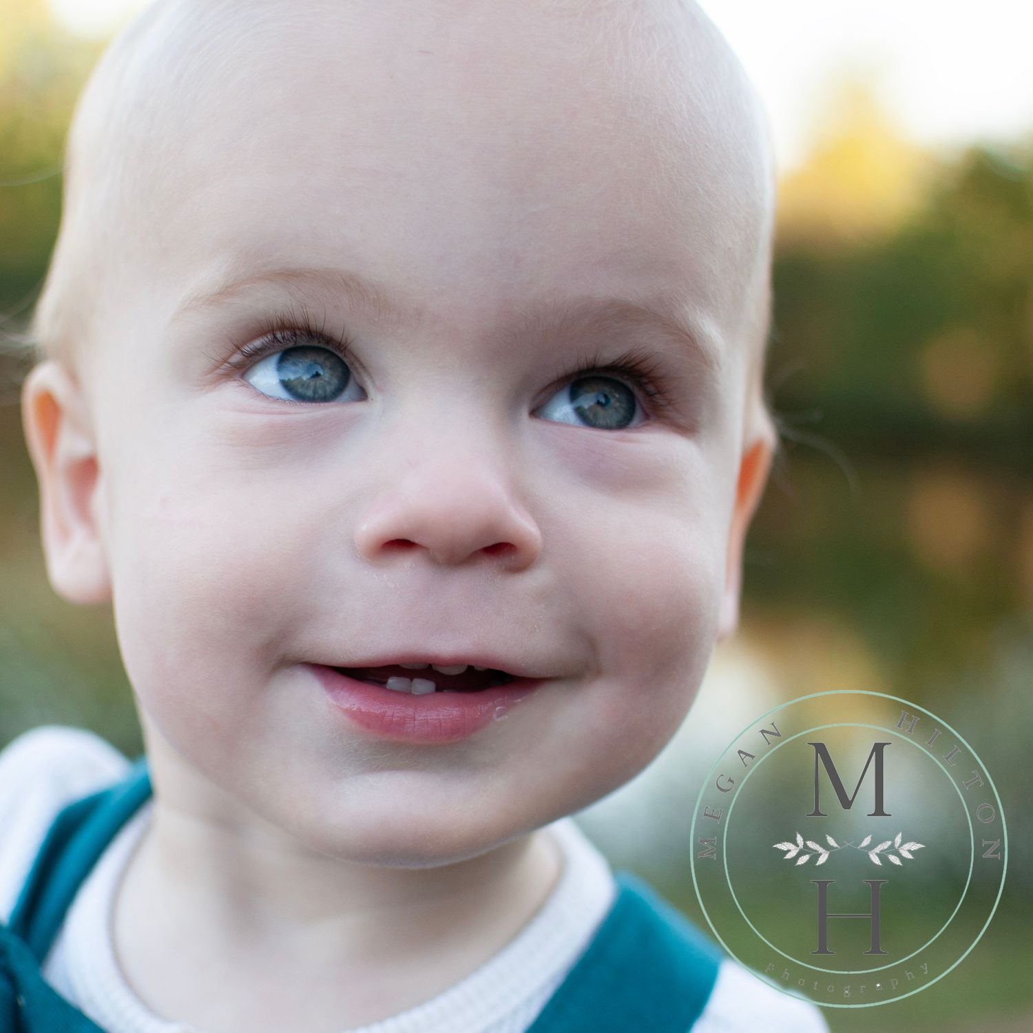close up of toddler boy claude moore park photo