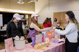 eastside women's day out wellness event in Mercer Island Community center attendees and vendors