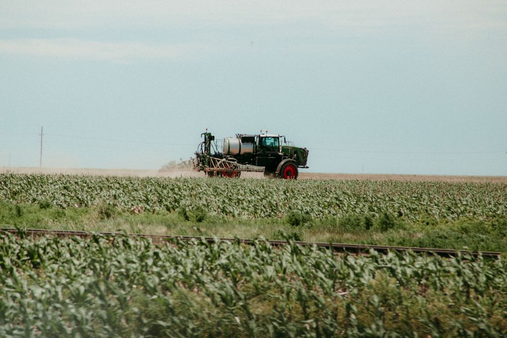 Panoramic series showing cotton harvesting machinery operating in vast agricultural fields during harvest season.