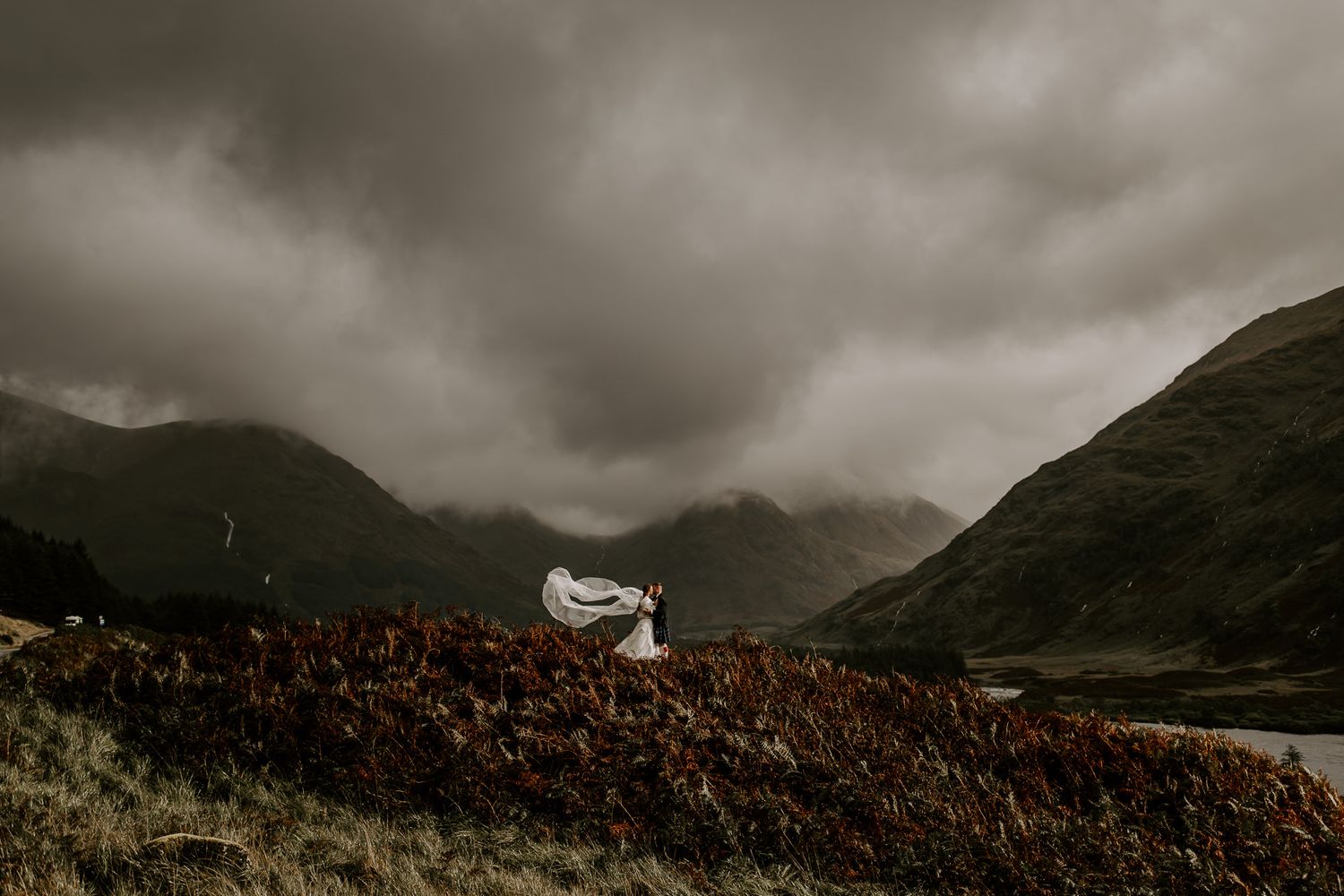 Destination wedding at Glencoe, Scotland