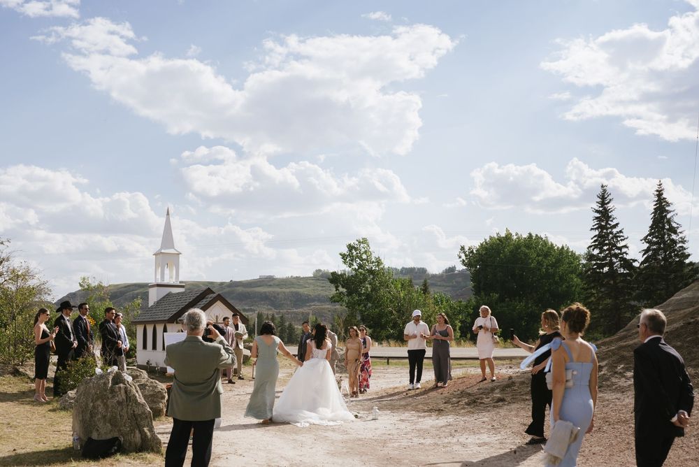Drumheller's Little Church Wedding