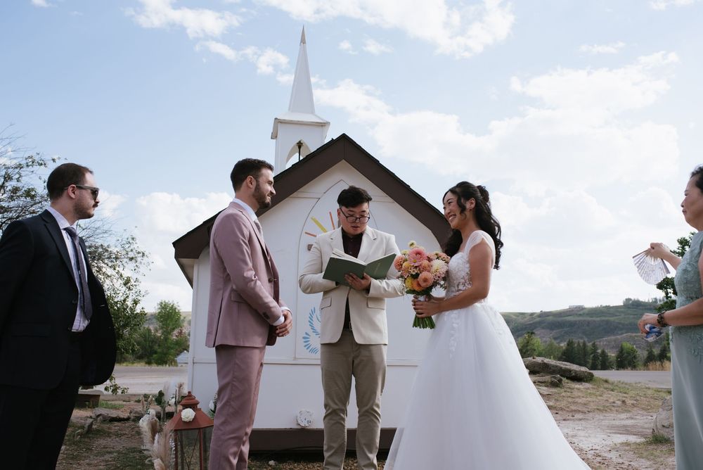 Drumheller's Little Church Wedding