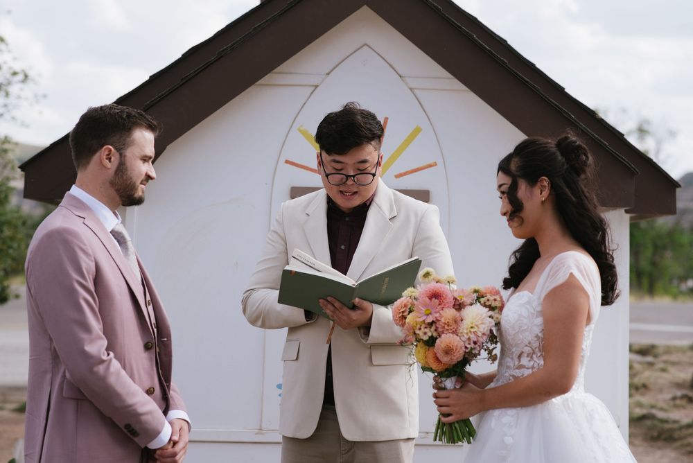 Drumheller's Little Church Wedding