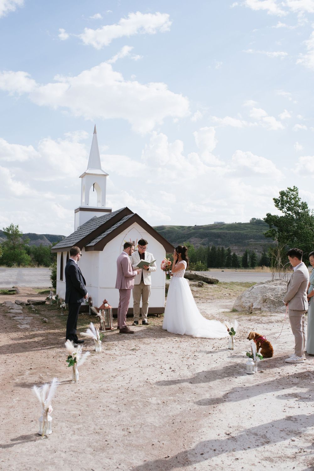 Drumheller's Little Church Wedding