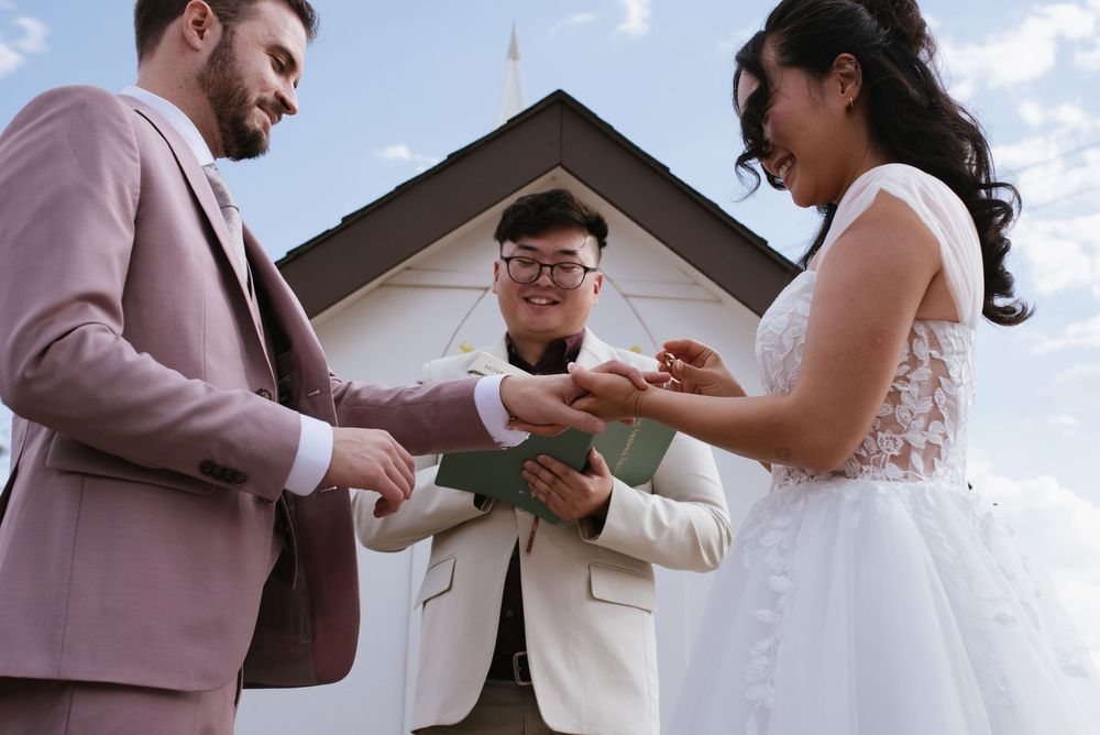 Drumheller's Little Church Wedding