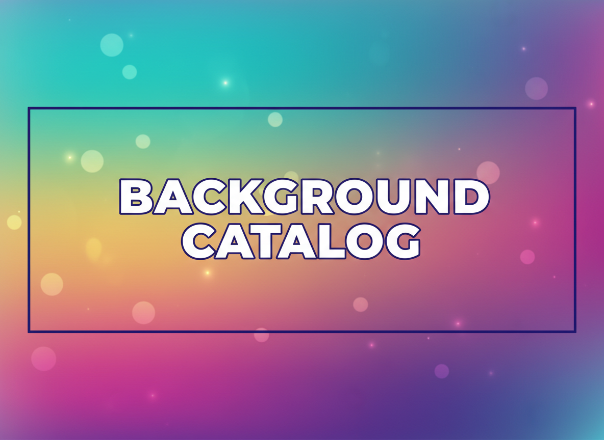 Colorful gradient banner design with text overlays and bokeh effect in purple, blue and orange tones.