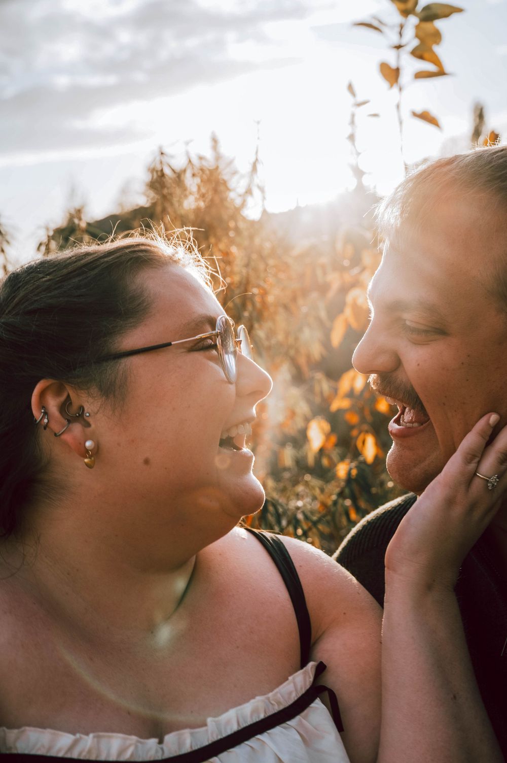An beautiful engagement session in Calgary Alberta.