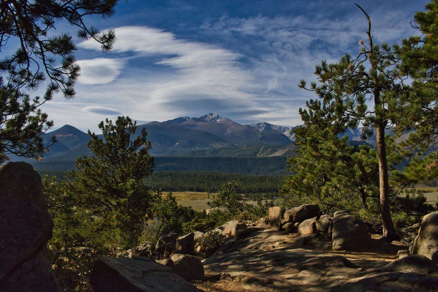 Upper Beaver Meadows overlook in The Rocky Mountain National Park. Pixcapades | The Rocky Mountain Proposal Photographer