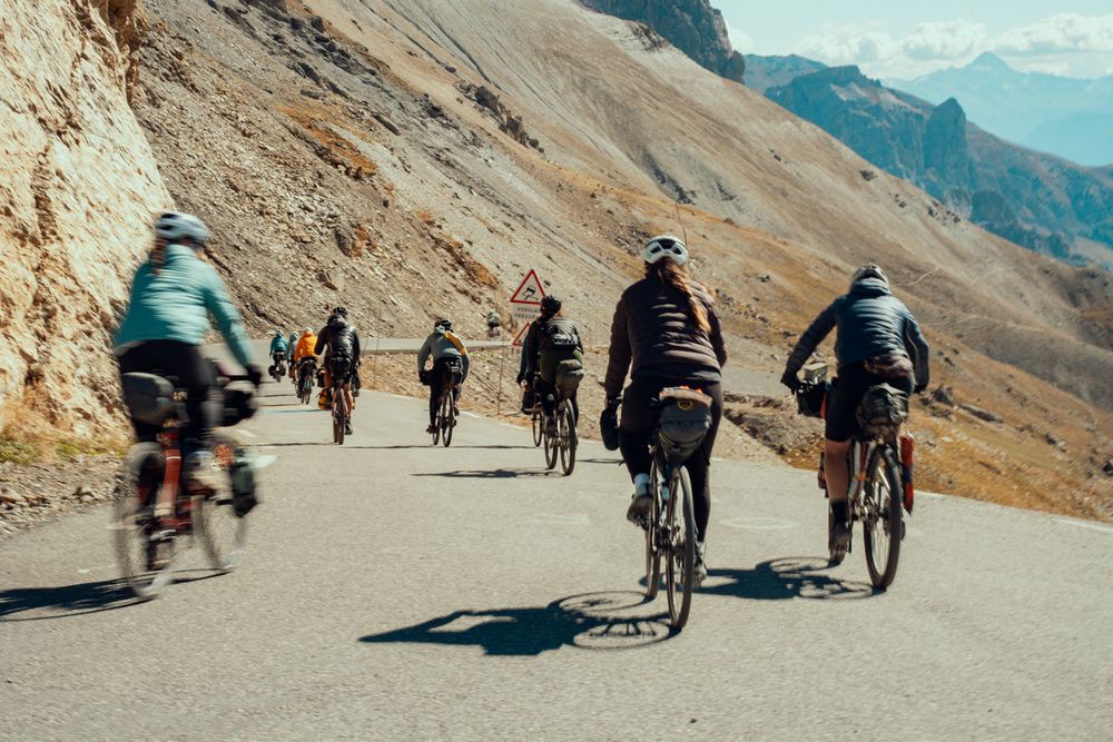 photo lors d'un bivouac de bikepacker