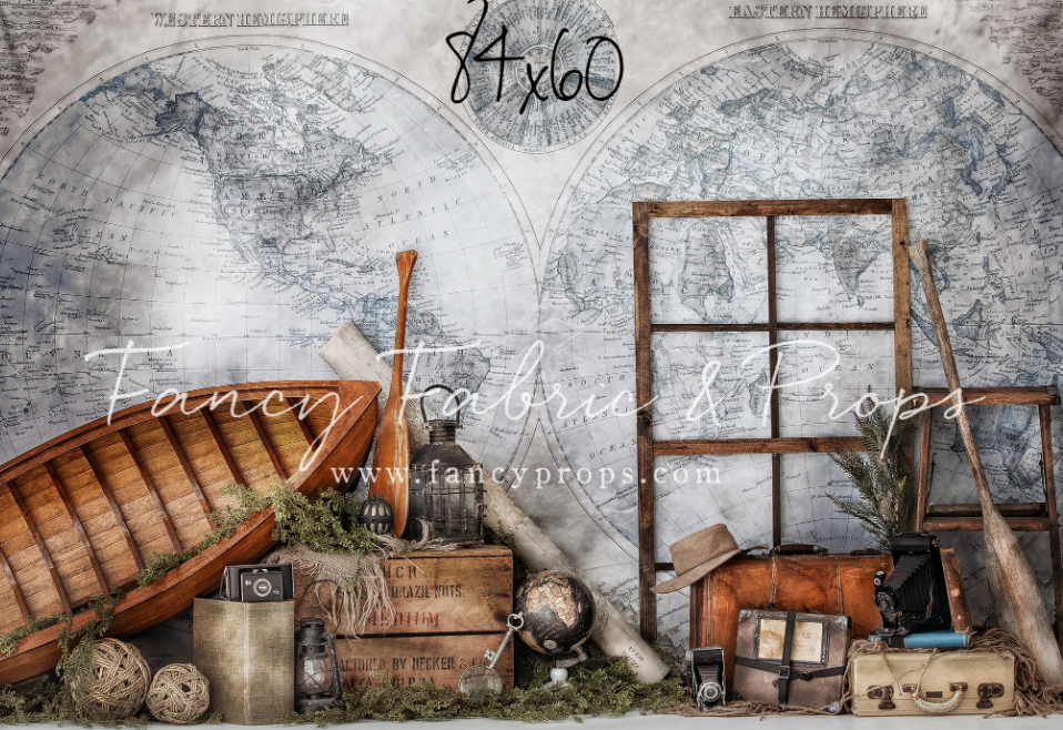 A series of panoramic photos showing a rustic wooden window frame against a weathered concrete wall.