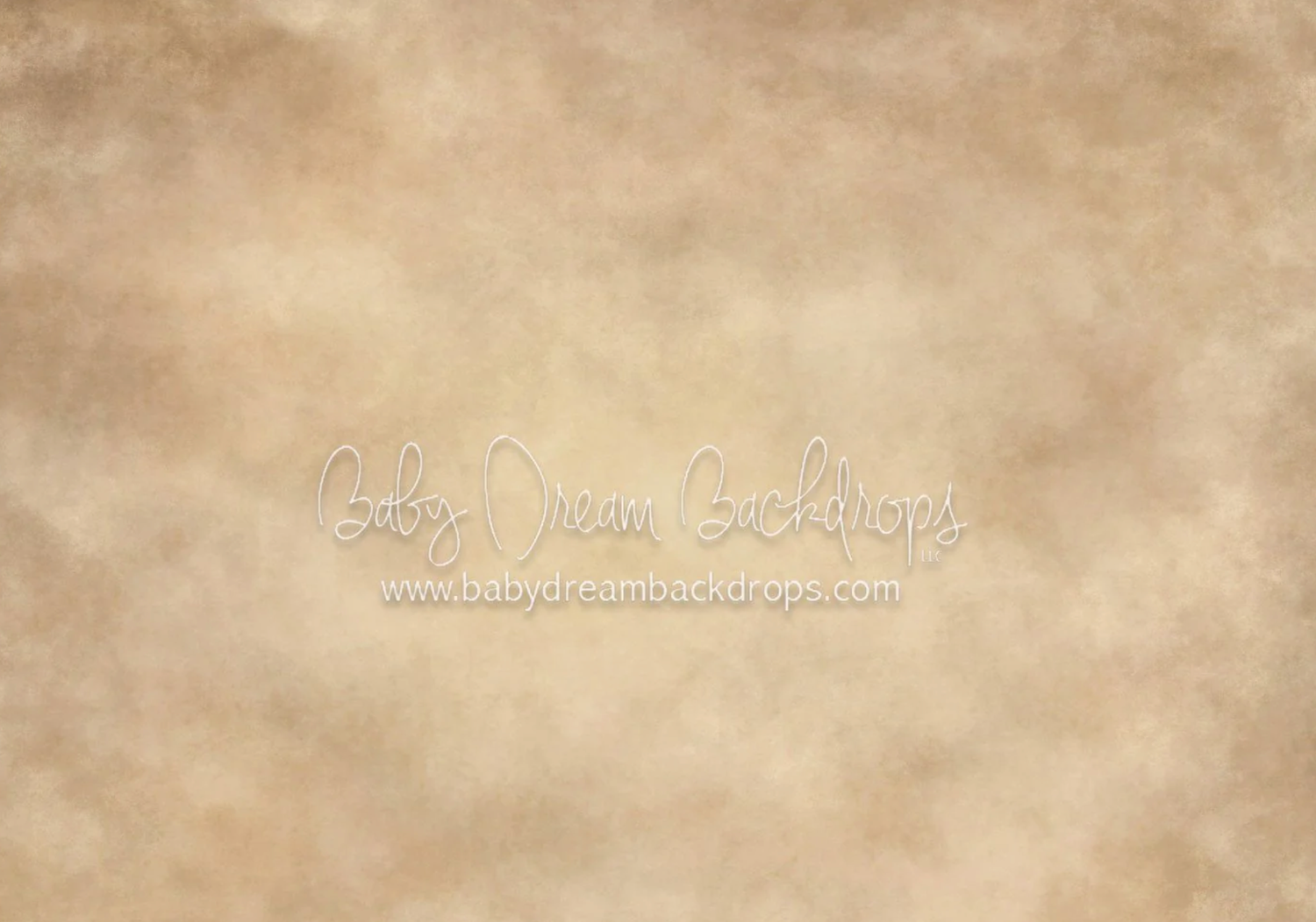 Textured beige parchment paper background with faded text watermark in light cursive font.