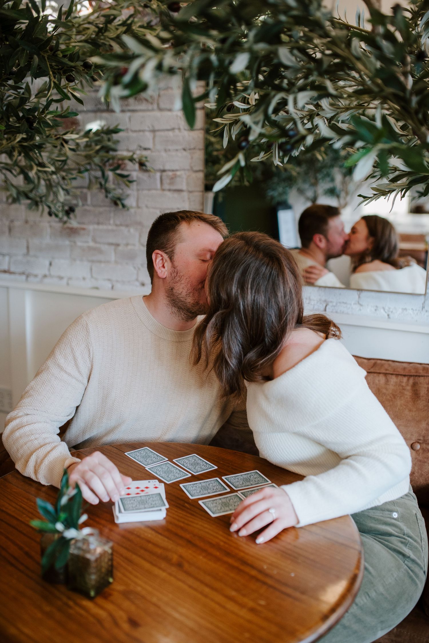 Coffee shop engagement session in Wichita, KS - Greater Grounds engagement pictures by Jessica Nadine Photography