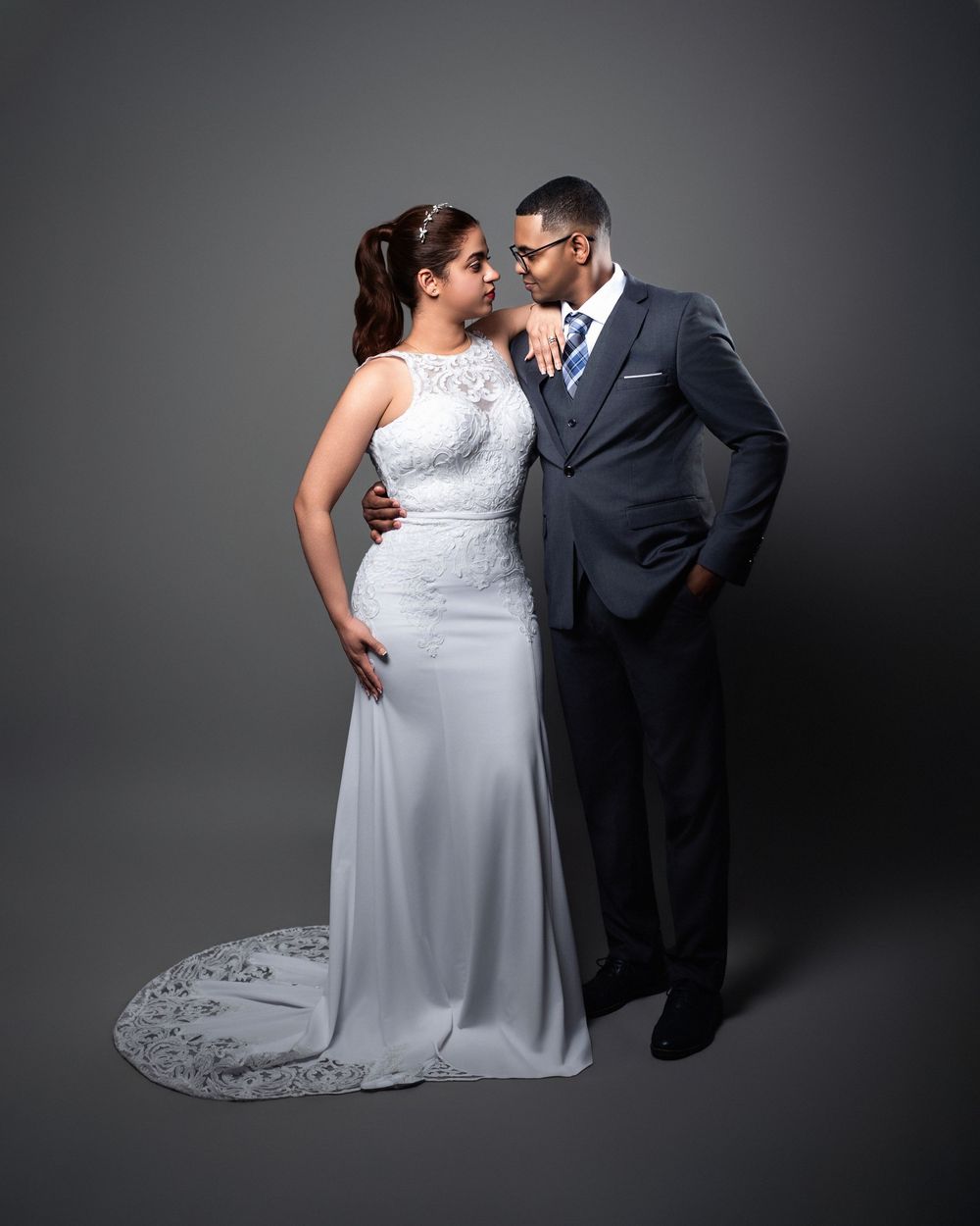 sesion de fotos de boda en estudio en santo domingo