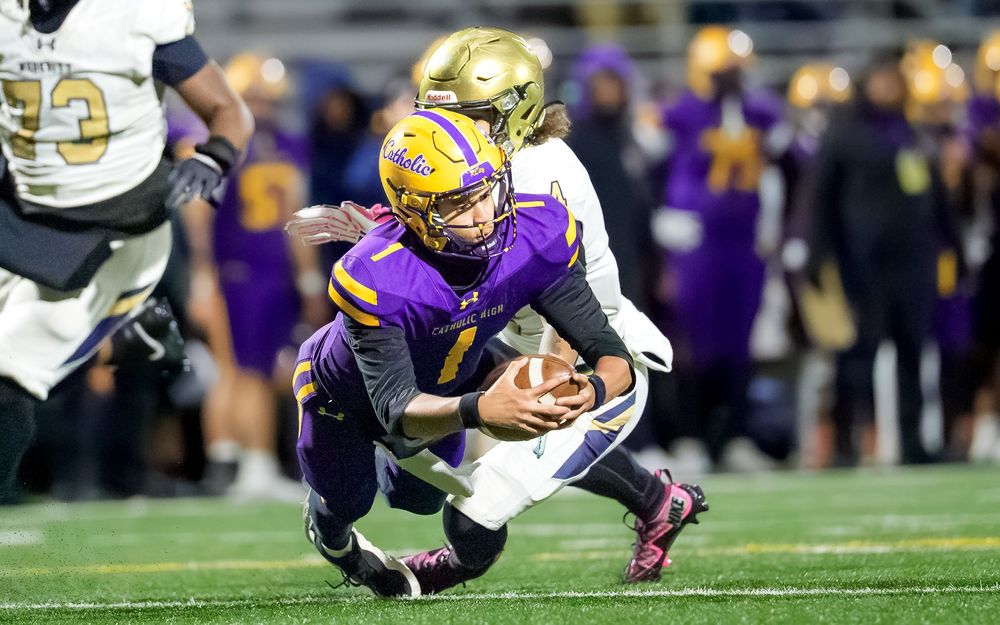 PIAA football championship game action photography, Central PA, by Deanna Fox, SportsFox Photography, Hershey PA