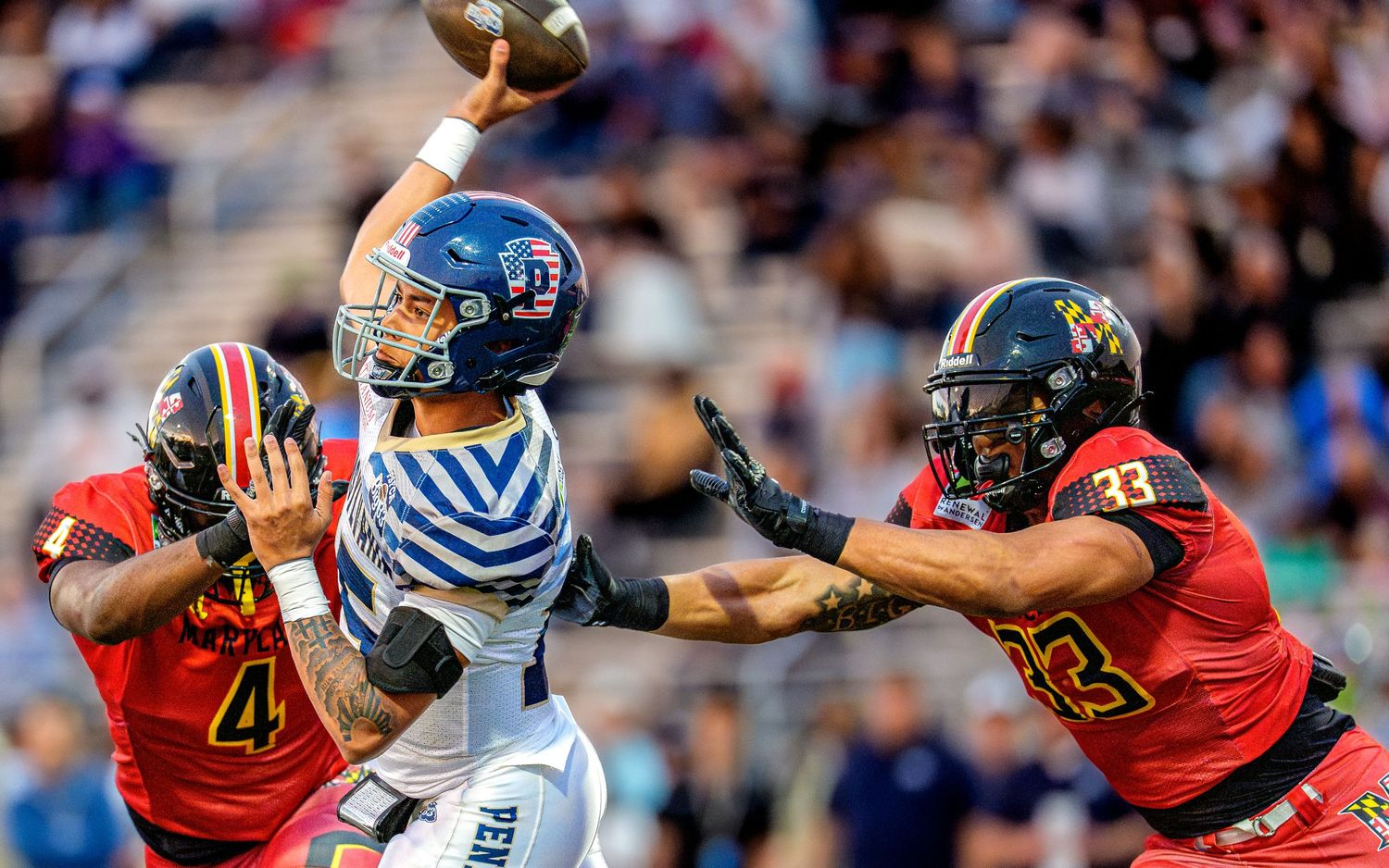 Big 33 Football Classic game day action coverage, Central PA, by Deanna Fox, SportsFox Photography, Hershey PA