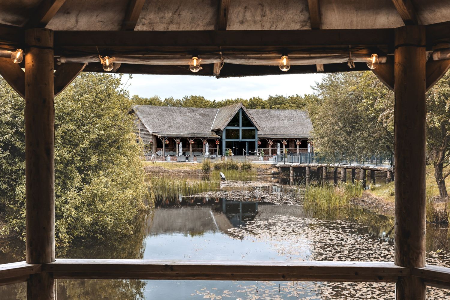 Picturesque view of Oaklands wedding venue in East Yorkshire.