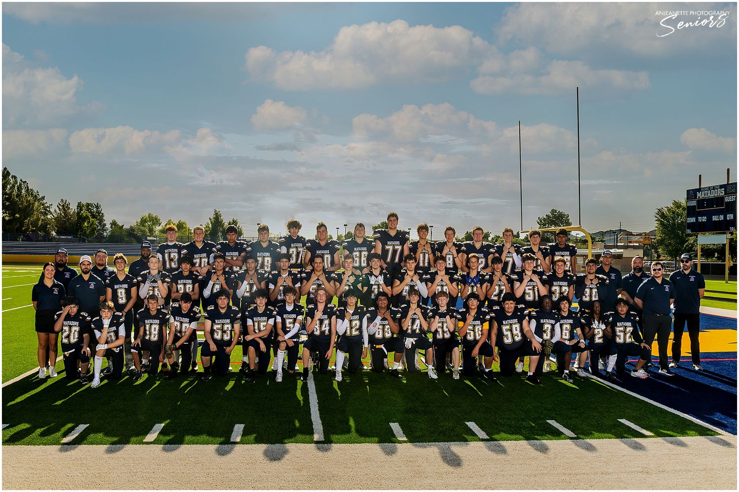 Phoenix Arizona Team Sports Banner Pictures by Anjeanette Photography Graduation High School Seniors AZ
Sports Banner team Pictures Phoenix