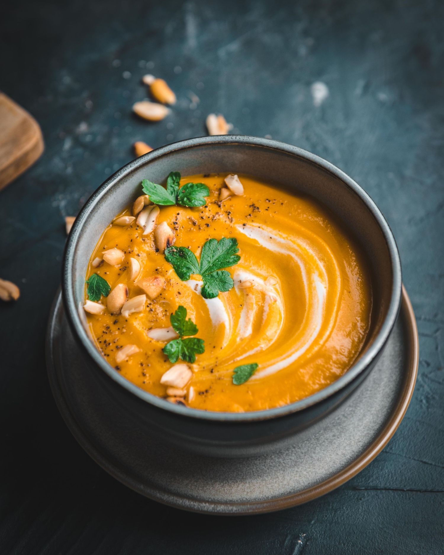 Velouté carotte coco - Mélanie Rousselle, photographe et vidéaste culinaire