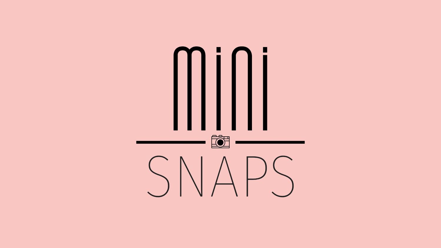 Pink minimalist design elements for photography branding.