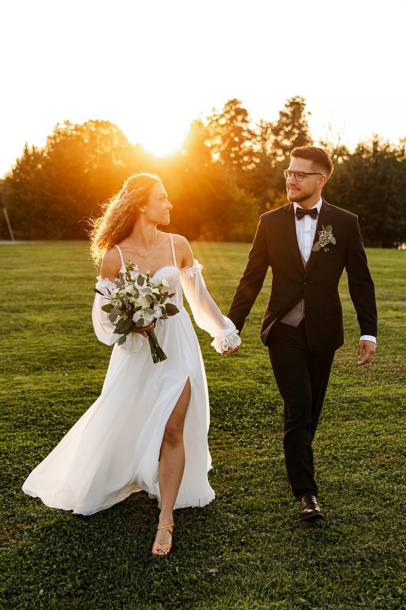 Mini sesja ślubna przed Willą Słoneczną