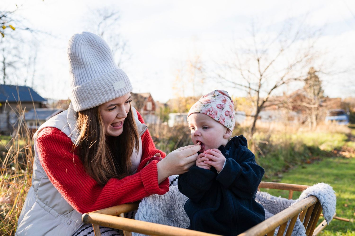 Familjefotografering - mamma och dotter