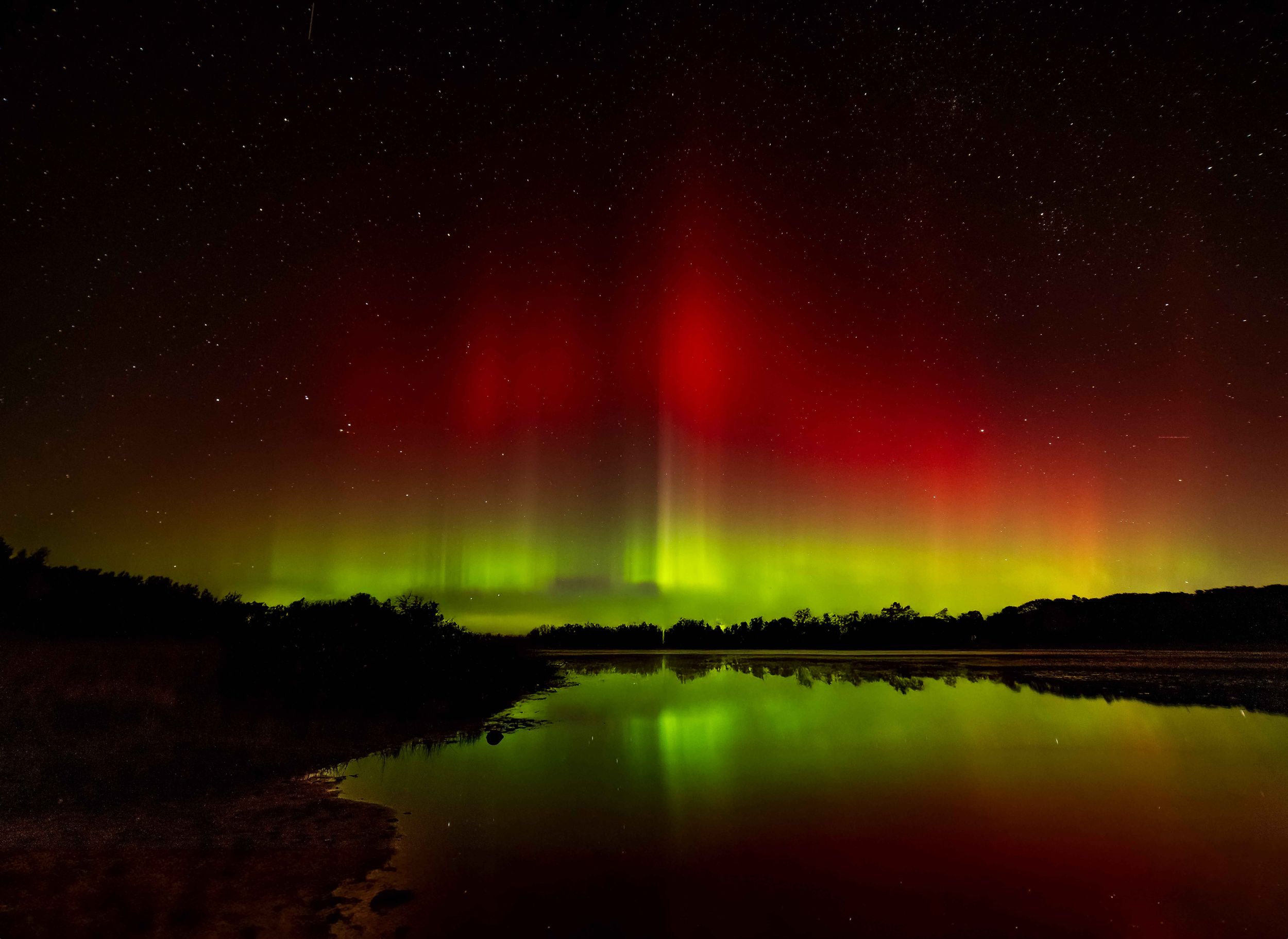 August Aurora in Carlton County. The Reds were amazing!