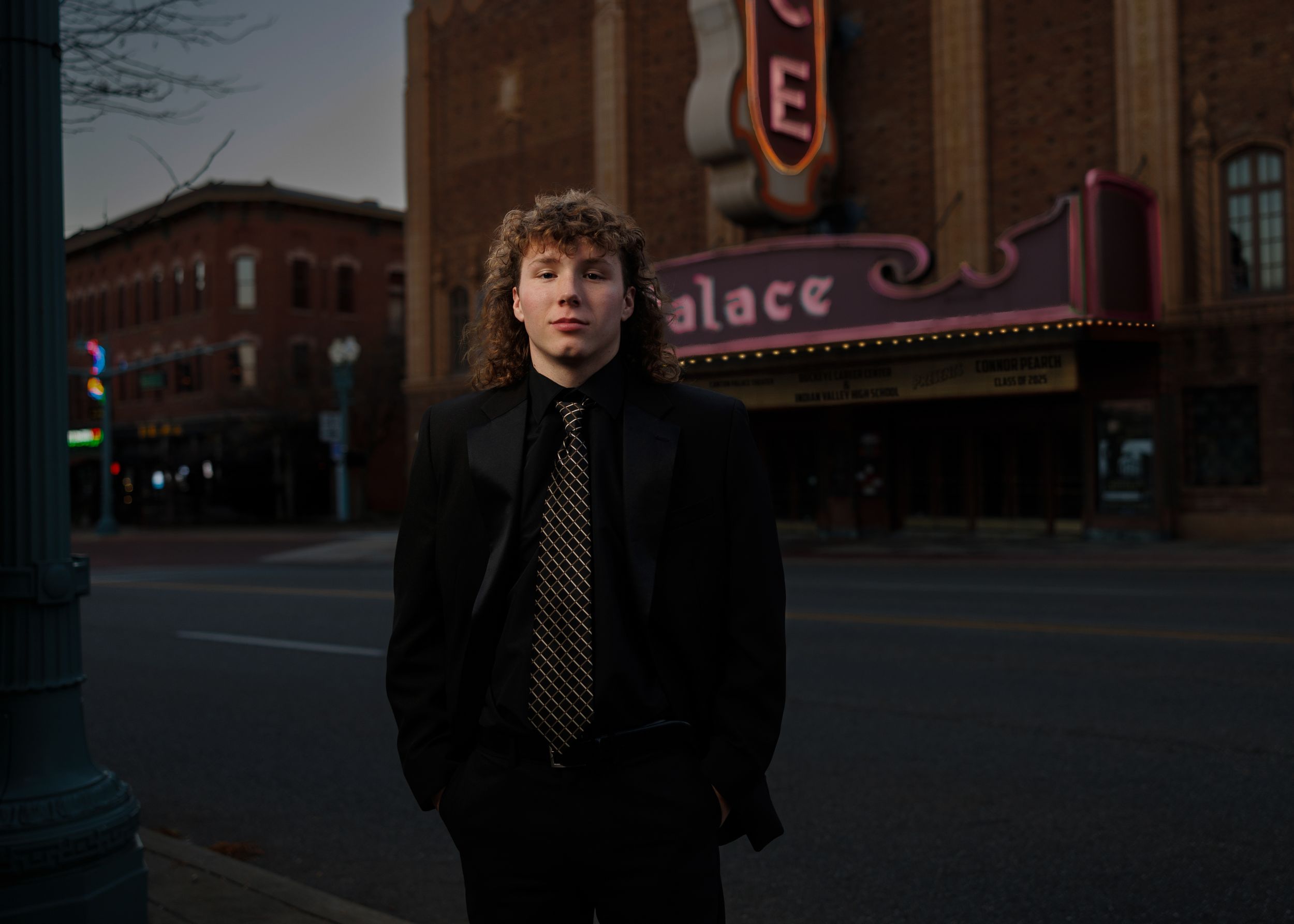 Canton palace theater street photography in Ohio.