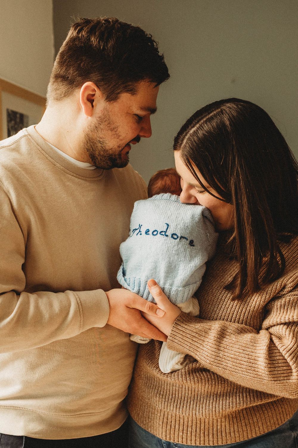 Newborn photography at home in Dorset