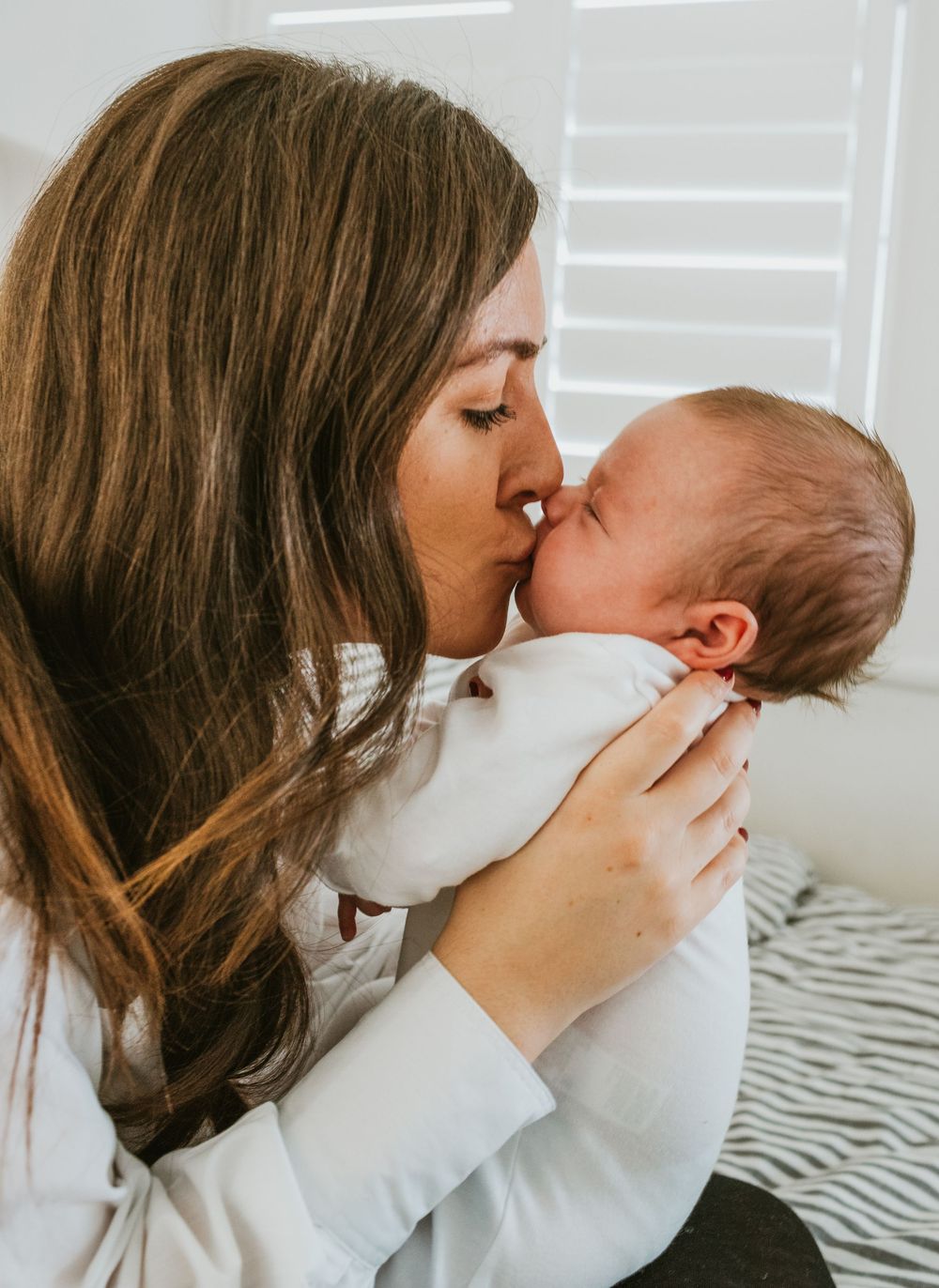 Unposed newborn photography at home in Dorset