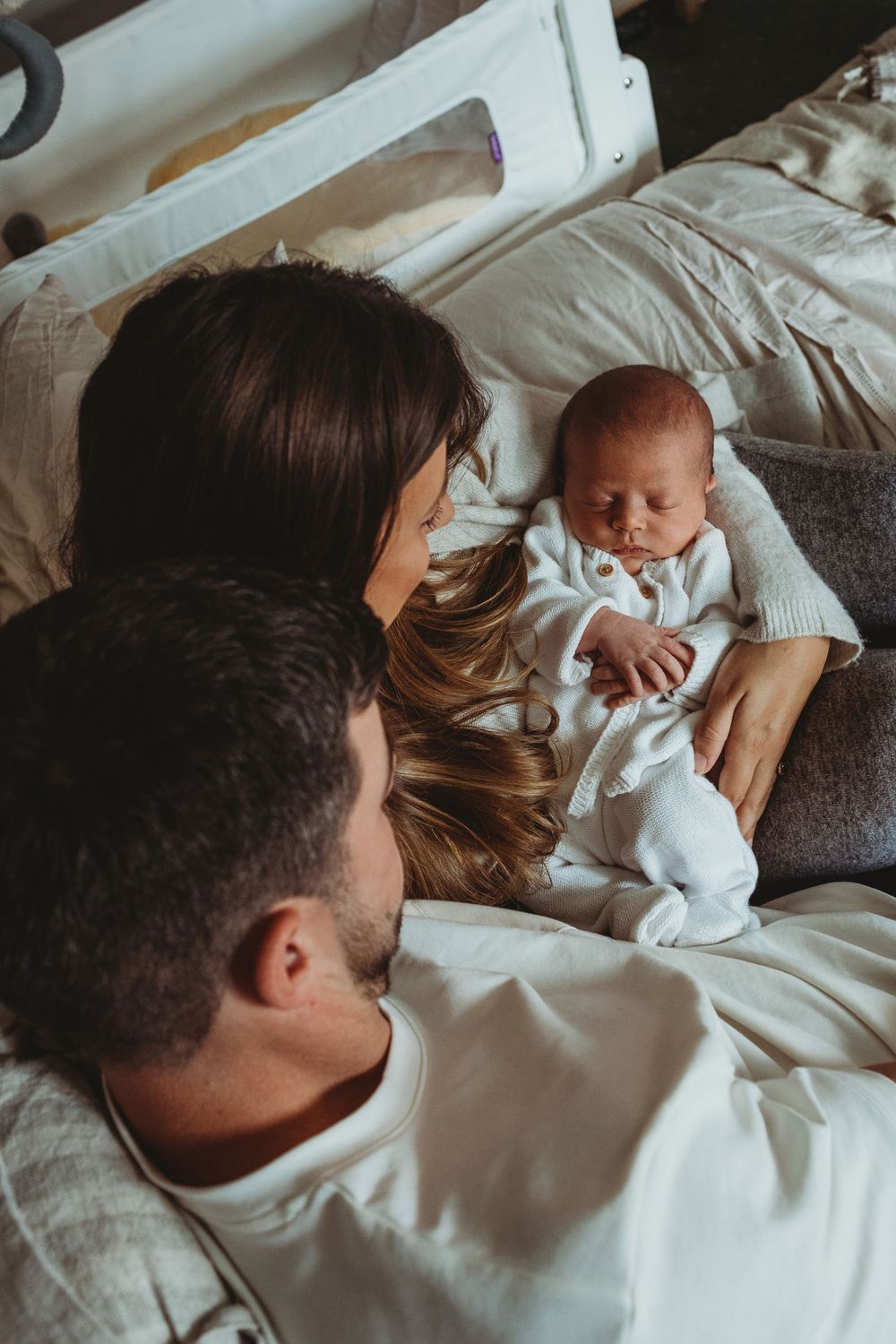Natural newborn photography at home in Dorset