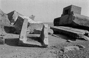 WW2 coastal defences near spurn point