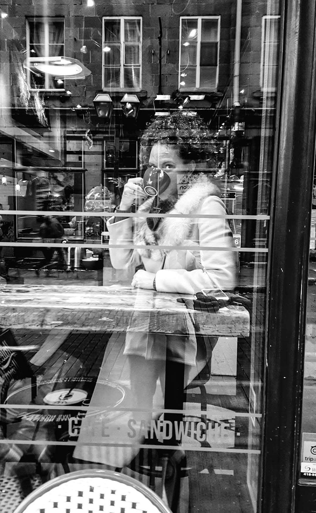 Self portrait in Quebec