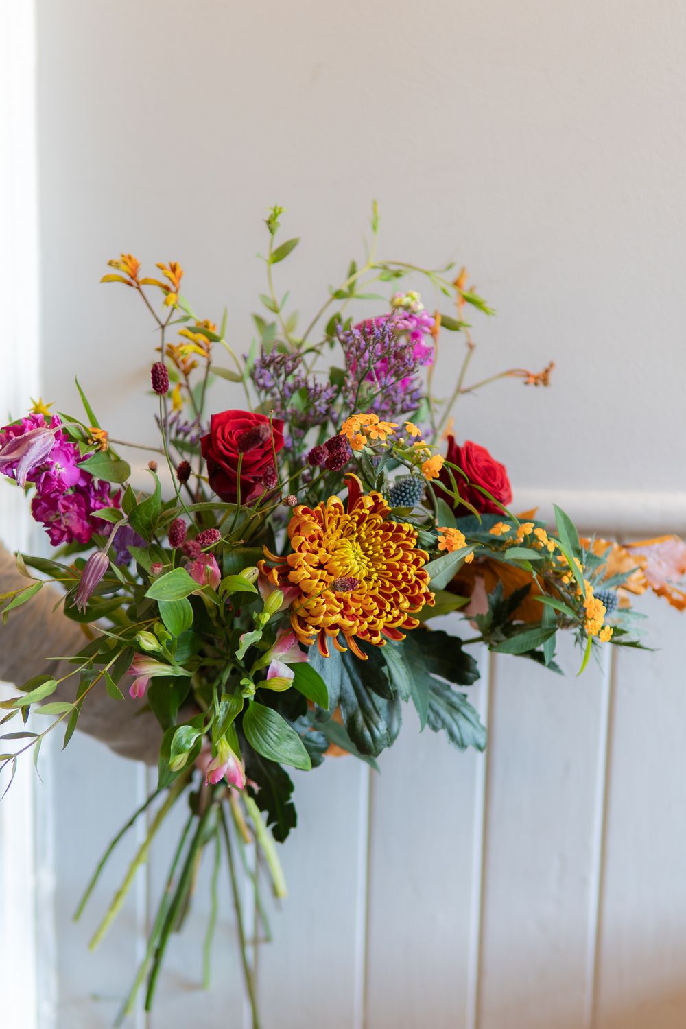 Flowers by Amy Lethbridge at The Cove, photographed by Jo Fisher, founder of BLOOM Fabulous Photography, in Tunbridge Wells, Kent