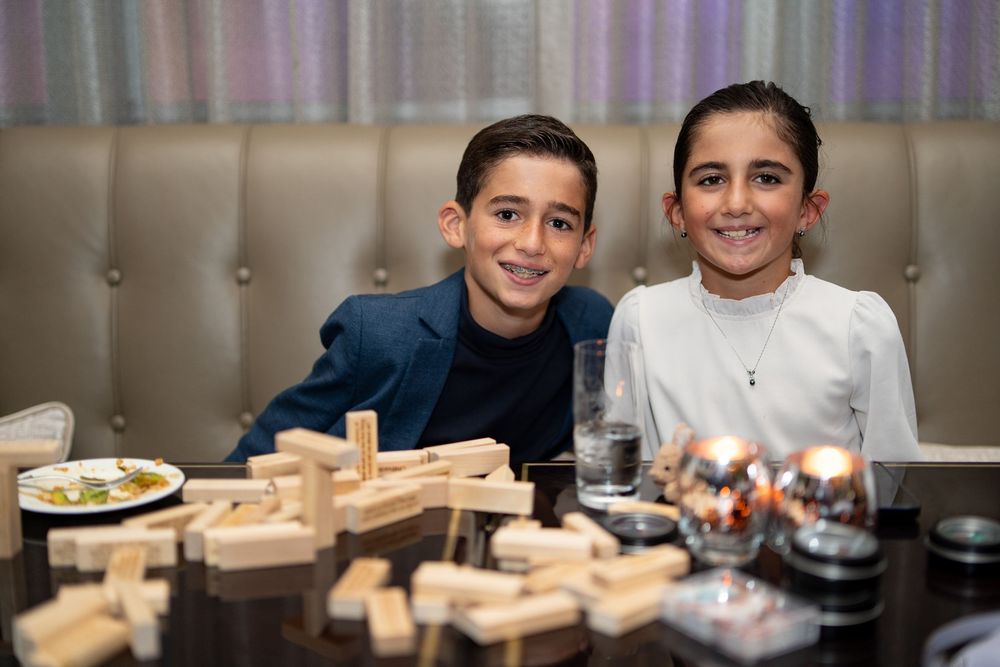Kids at a 40th Birthday Party at One+One Restaurant at Boston’s Four Seasons Hotel with Leah Ramuglia Event Photography.