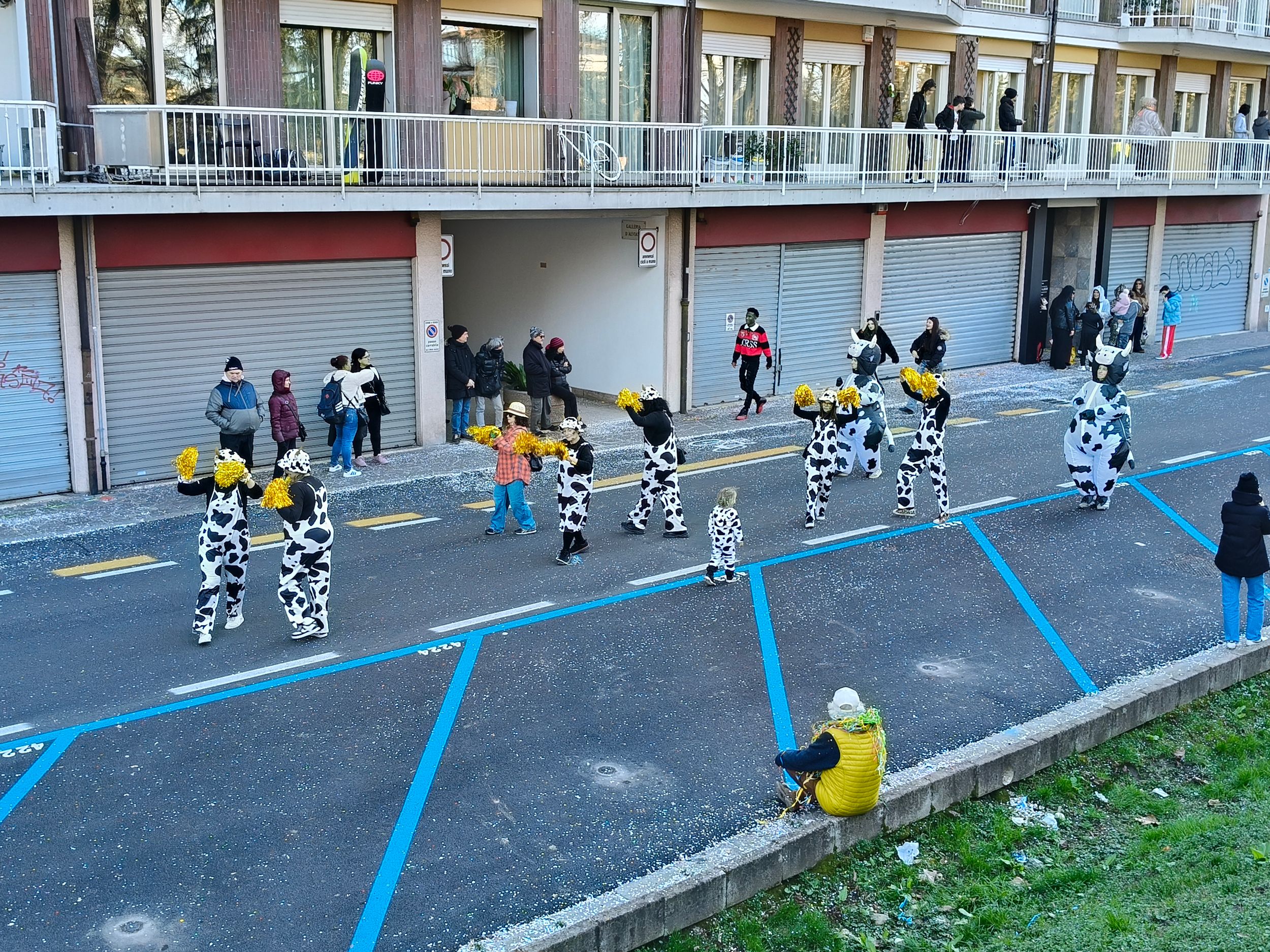 Treviso Carnival Parade 2026. The Crepaldo Gang with the show “The Magic of the Farm”.