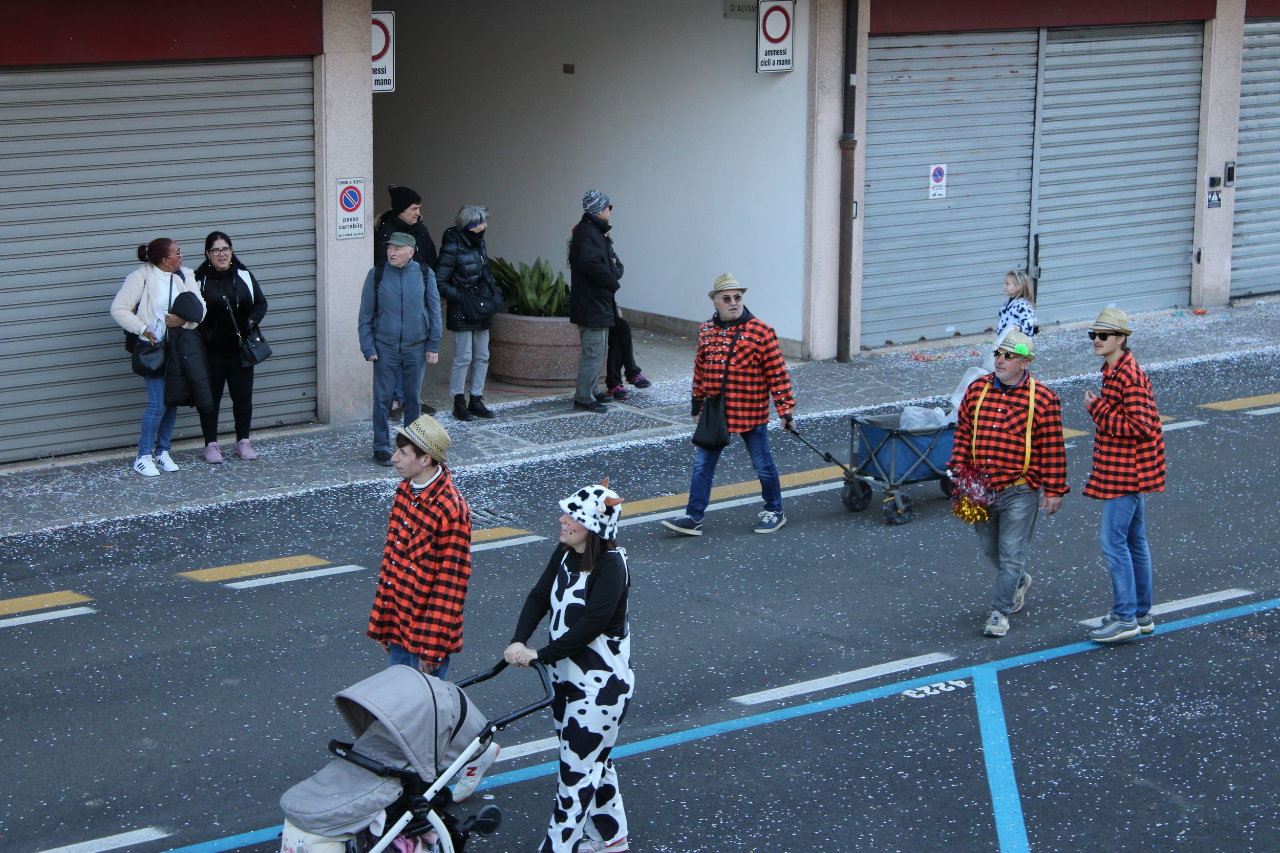Treviso Carnival Parade 2026. The Crepaldo Gang with the show “The Magic of the Farm”.