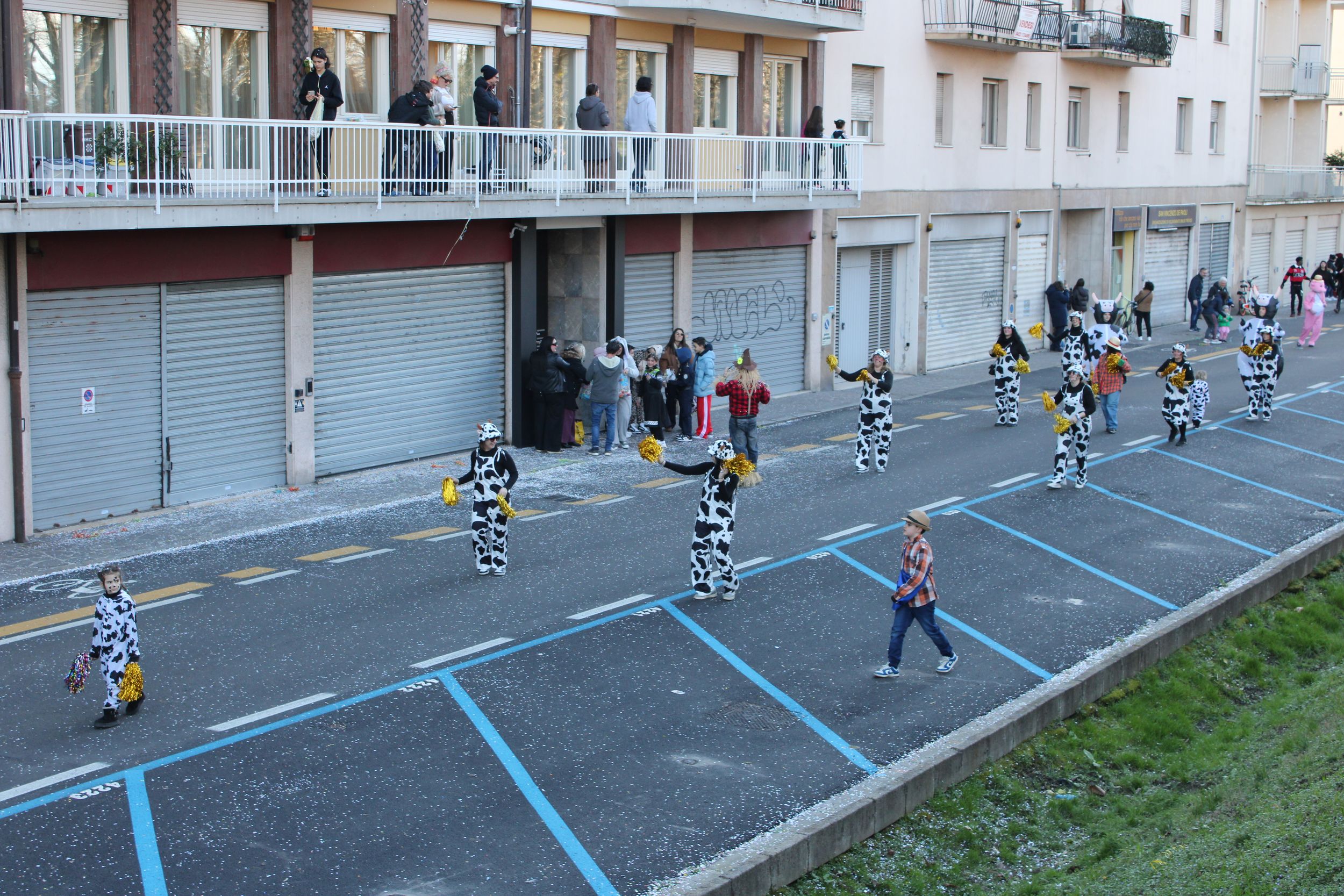 Treviso Carnival Parade 2026. The Crepaldo Gang with the show “The Magic of the Farm”.