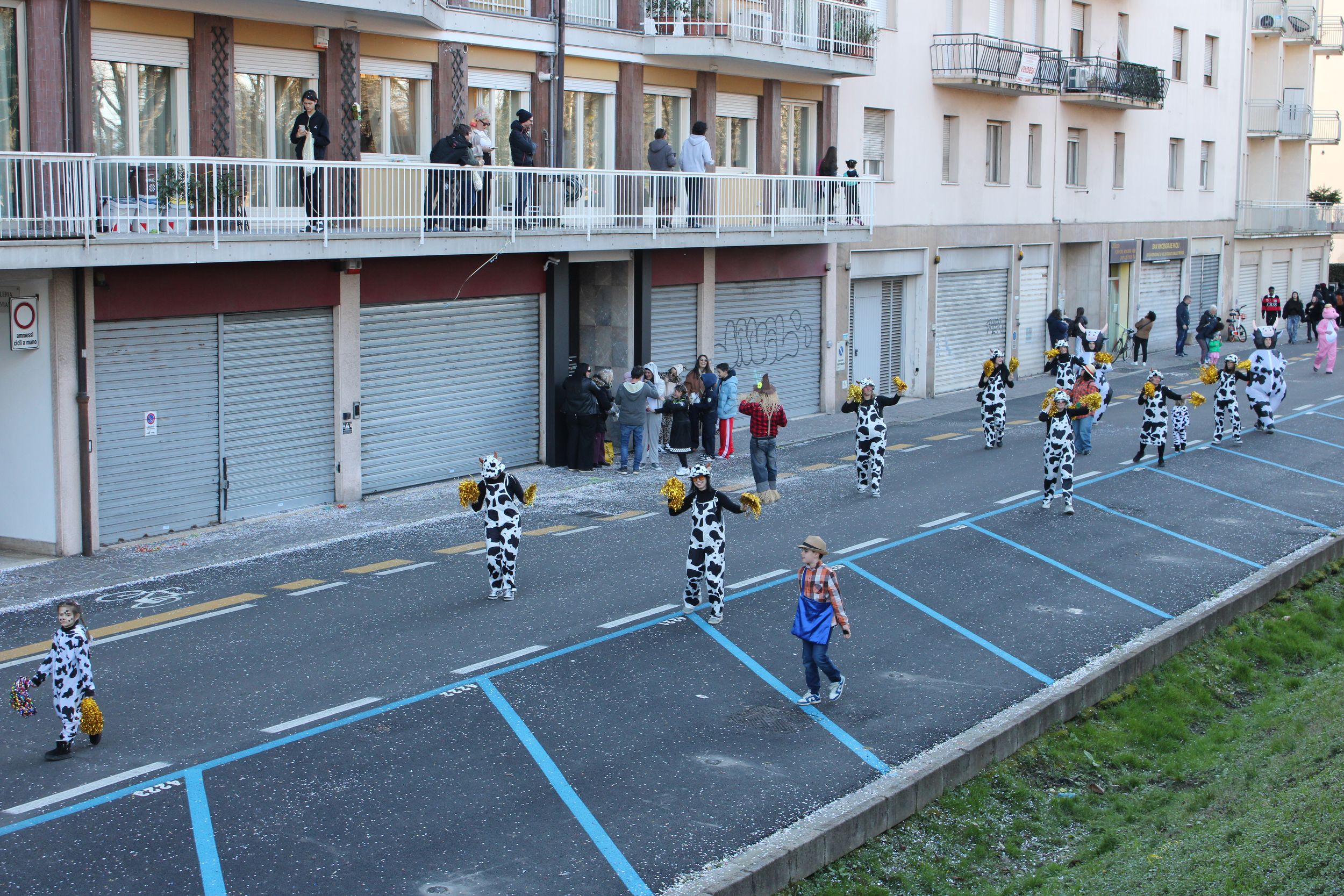 Treviso Carnival Parade 2026. The Crepaldo Gang with the show “The Magic of the Farm”.
