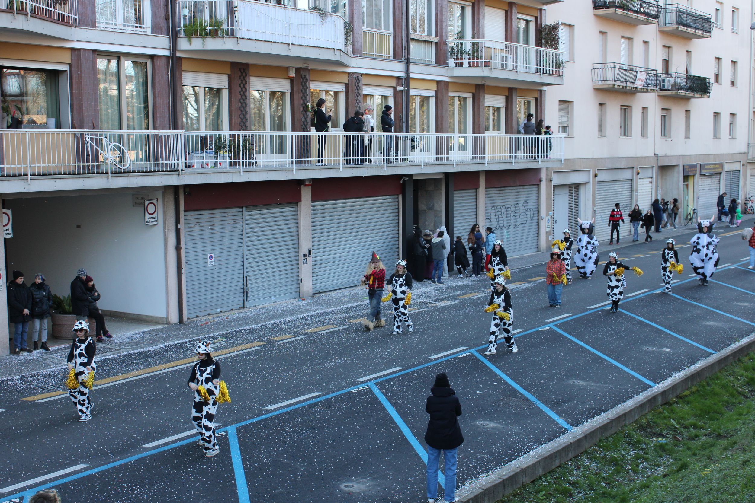 Treviso Carnival Parade 2026. The Crepaldo Gang with the show “The Magic of the Farm”.
