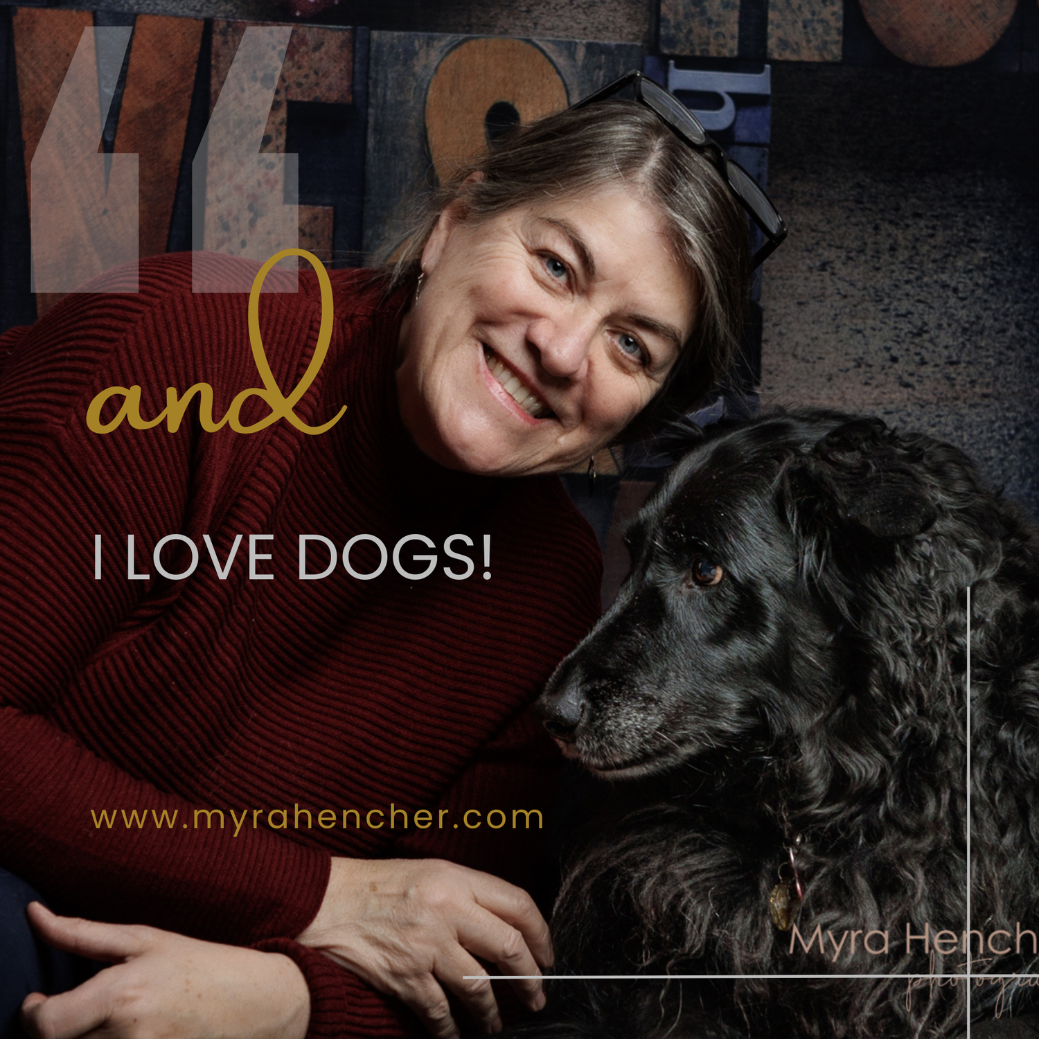 Person cuddling with a large black shaggy dog while wearing a burgundy sweater in a cozy indoor setting.