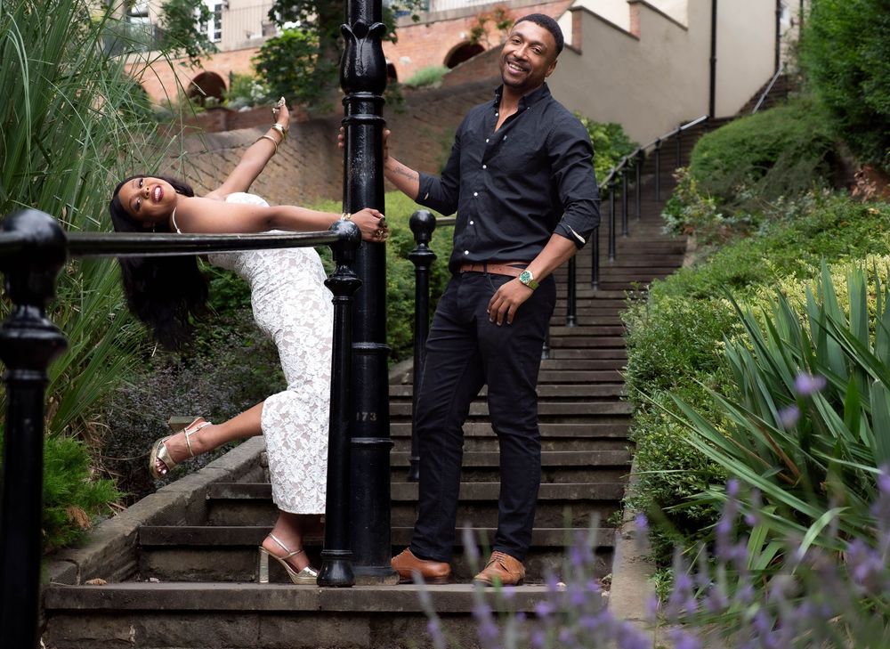 Nottingham Derby wedding photographer engagement shoot