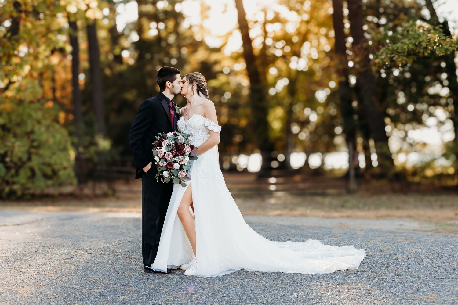 woodsy rustic fall wedding