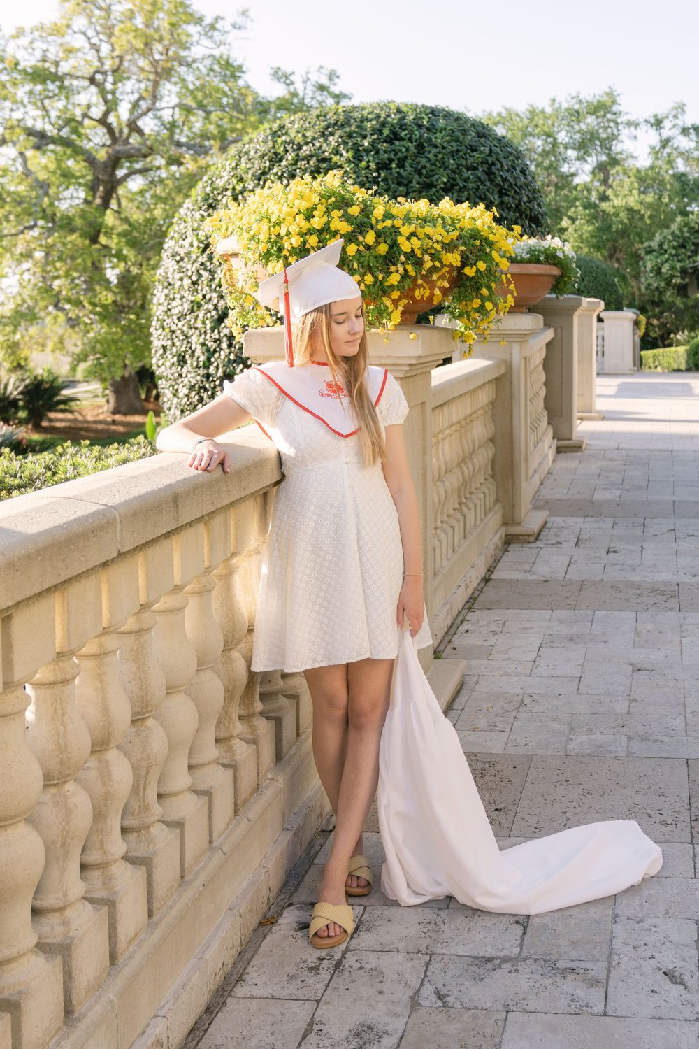 High school graduation portraits captured during Gabi's spring senior photography session outdoors