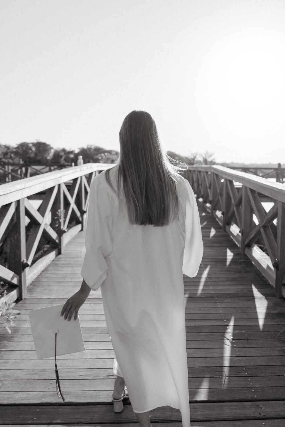 High school graduation portraits captured during Gabi's spring senior photography session Glynn Academy Brunswick, GA