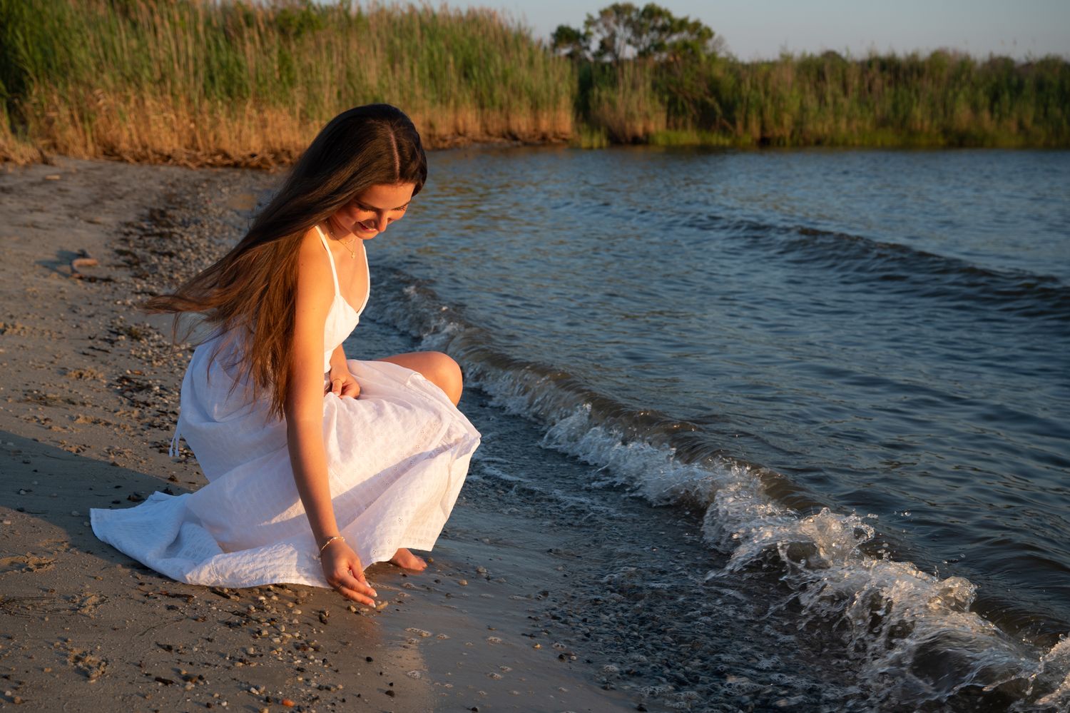 A high school senior captured by Tom McCall Photography on the Eastern Shore of MD in Claiborne.