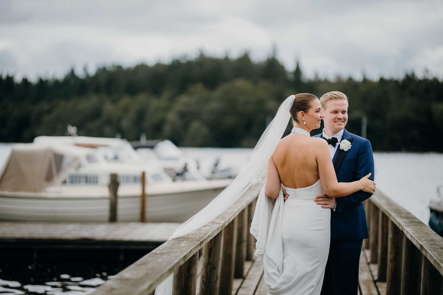 Fotograf i Trekantsområdet til bryllupsfotografi.