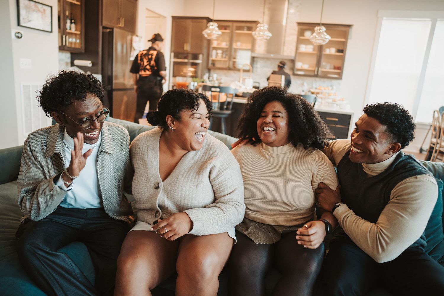 The Williams Family portrait on Thanksgiving in Chantilly, VA. Photographed by Joey Rushfield of the DMV area.