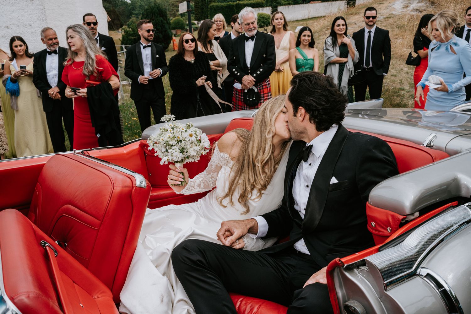 Luxury wedding photography at castle venue in Sweden
