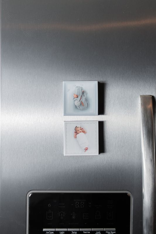 Set of 3 mini accordion books with magnets, perfect for keeping your cherished memories close on any magnetic surface.
